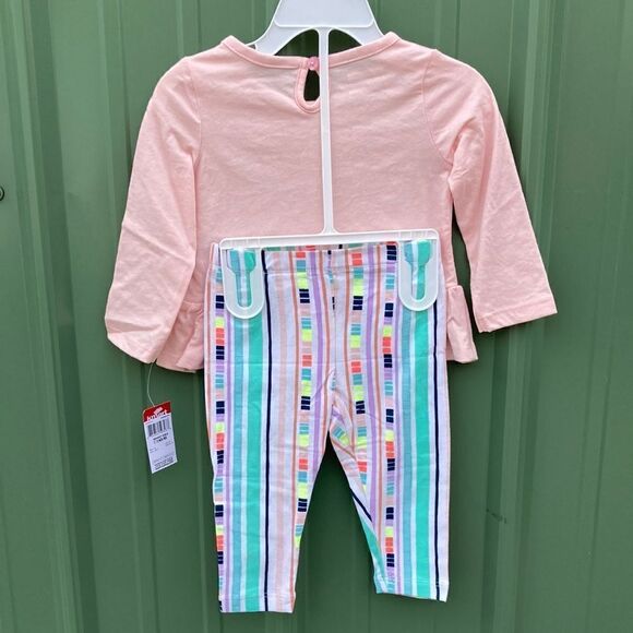 BABY Girls Cotton Shirts Pants & Dress Bundle 6-Piece Bundle Size 12M - Picture 4 of 10